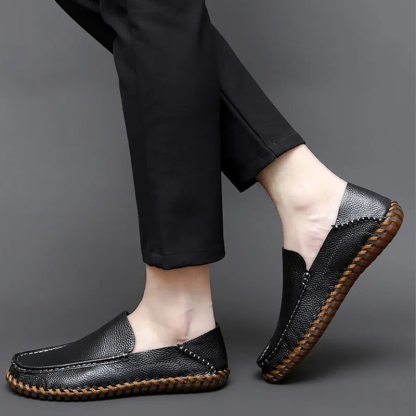 🔥Last Day 70% OFF ⏰Men's Genuine Leather  Comfortable Lightweight Non-Slip Orthopedic Shoes - Proven Plantar Fasciitis, Foot and Heel Pain Relief