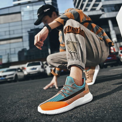 🔥Hot Sale🎁--50% OFF🎉MEN'S FLYING WOVEN TRENDY RUNNING SHOE