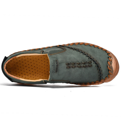 ⏰Big Sale Up To 70%🔥Men Lightweight Non-slip Handmade Shoes Orthopedic Leather Shoes - Relaxes Muscles And Relieves Fatigue