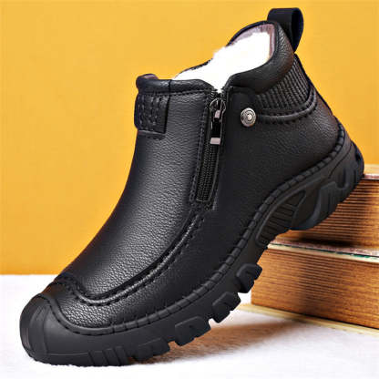 🔥🚀New product promotion 50% OFF🌟👟💥Zipper Warm Velvet Men Boots Shoes