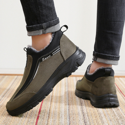 🔥Hot sale-70% OFF🔥Men's Comfy Warm Orthopedic shoes Waterproof Non-Slip Winter Fleece Shoes - For 20+ Mobility Disorders and Foot Conditions