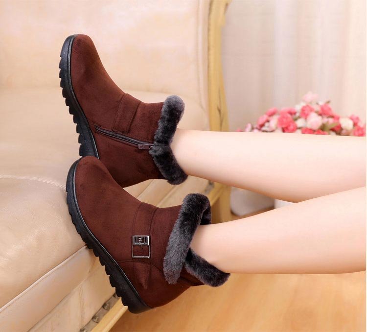 🔥Limited Time Offer 70% OFF🔥Winter Women Plush Warm Ankle Snow Boots - Proven Plantar Fasciitis, Foot and Heel Pain Relief
