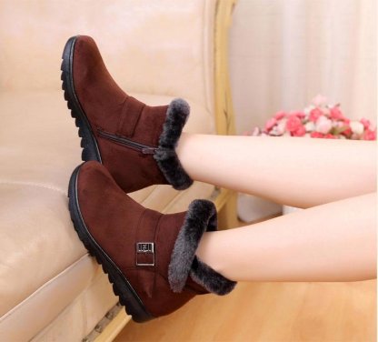 🔥Limited Time Offer 70% OFF🔥Winter Women Plush Warm Ankle Snow Boots - Proven Plantar Fasciitis, Foot and Heel Pain Relief