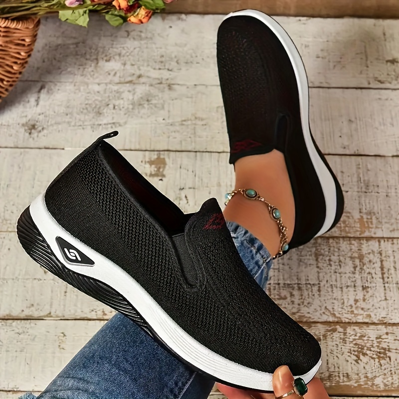 🔥Last Day Promotion 70% OFF🔥-Women's Comfortable Breathable Knitted Sneakers - Proven Plantar Fasciitis, Foot and Heel Pain Relief