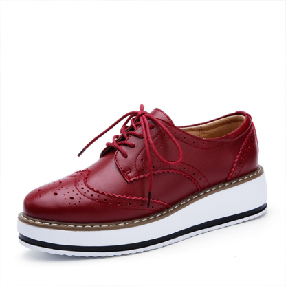 🔥Last Day 50% OFF ⏰Brogue Platform Comfortable Orthopedic Shoes - Proven Plantar Fasciitis, Foot and Heel Pain Relief