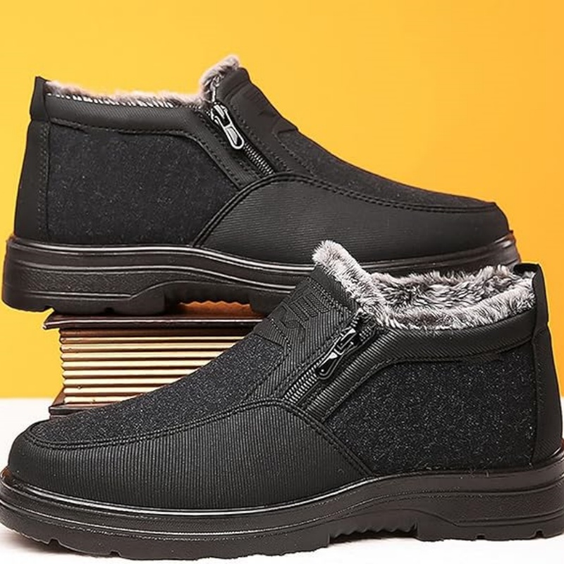 🔥Hot Sale 70% OFF🎉Men's Everyday Warm Orthopedic Waterproof And Non-Slip Slip-On Shoes - The best gift for your family