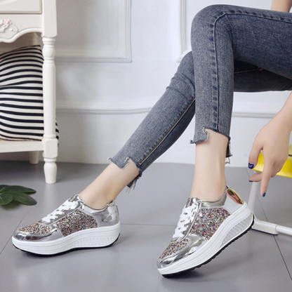 🔥Last Day Promotion 70% OFF - 2025 Thick Sole Fashion Orthopedic Sneakers - Proven Plantar Fasciitis, Foot and Heel Pain Relief