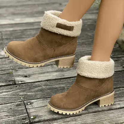 🔥Last Day 70% OFF ⏰Women's Soft Waterproof Wool Lining Boots - Proven Plantar Fasciitis, Foot and Heel Pain Relief