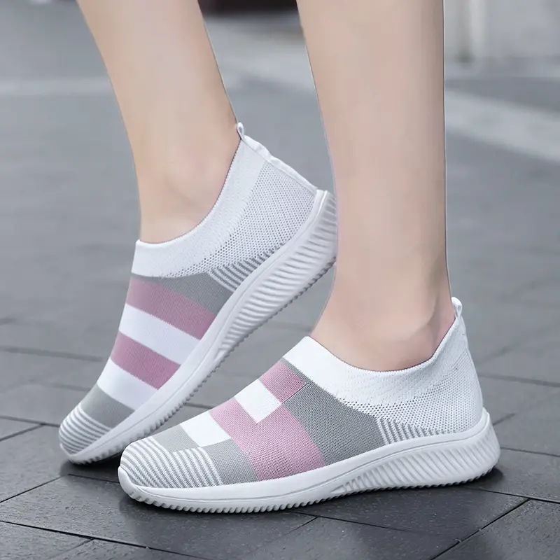 🔥Last Day Promotion 70% OFF⏰Women's Colorblock Comfortable & Breathable Slip On Sports Orthopedic Shoes