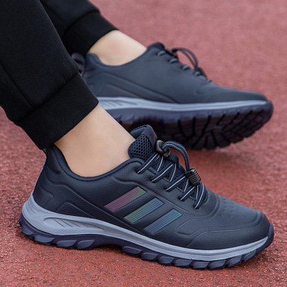 🔥Hot Sale🎁--50% OFF🎉Men's Waterproof Breathable Ultralight Drawstring Orthopedic Sneakers