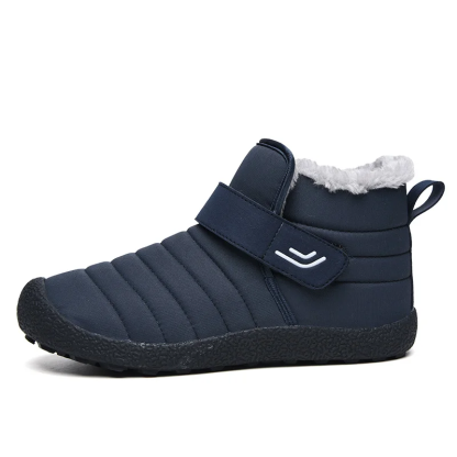 🔥Limited Time 50% Discount Event🔥  Men's Winter Warm Waterproof Non-slip Velcro Cotton Shoes Wide Toe Orthopedic Arch Support Slip-on Cotton Shoes