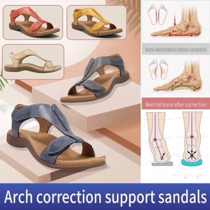 🌸🎉Hot Sale 50% OFF✨⏳Women's Comfortable Casual Slope Heel Orthopedic Sandals - Proven Plantar Fasciitis, Foot and Heel Pain Relief