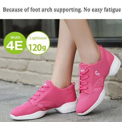 🔥Last Day 70% OFF ⏰soft soled mesh shoes for fitness and dance - Proven Plantar Fasciitis, Foot and Heel Pain Relief
