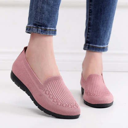 🔥Last Day 70% OFF ⏰Women's Stylish Knit Mesh Slip-on Sneakers - Proven Plantar Fasciitis, Foot and Heel Pain Relief