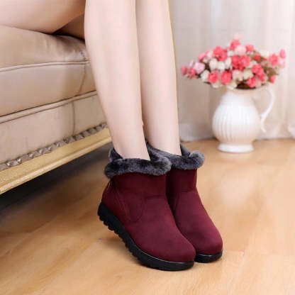 🔥Limited Time Offer 70% OFF🔥Women Fur Plush Winter Ankle Boot 