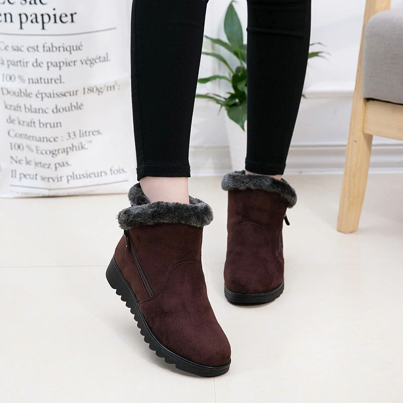 🔥Limited Time Offer 70% OFF🔥Women Fur Plush Winter Ankle Boot 