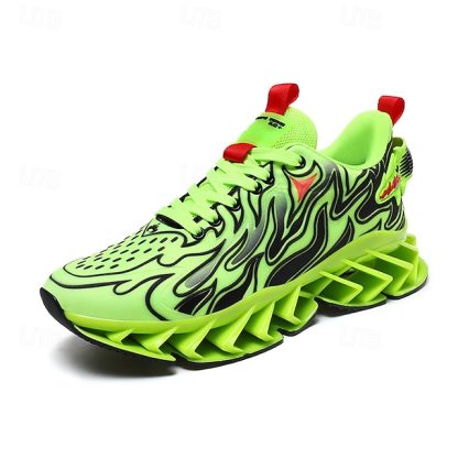⏰Promotion - 70% OFF🔥Men's Neon Wave Design Breathable Upper and Cushioned Sole Orthopedic Sneaker