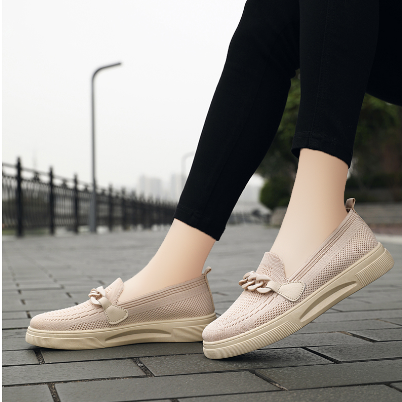 🚶‍♀️🥿70% OFF !!!✨Clearance!!✨Women's Nursing Home Comfortable Breathable Lightweight Wide Toe Arch Support Orthopedic Loafers