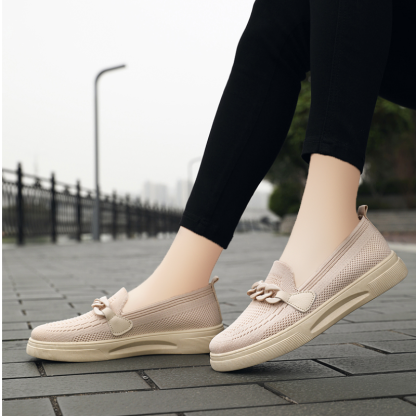 🚶‍♀️🥿70% OFF !!!✨Clearance!!✨Women's Nursing Home Comfortable Breathable Lightweight Wide Toe Arch Support Orthopedic Loafers
