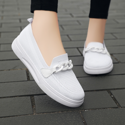 🚶‍♀️🥿70% OFF !!!✨Clearance!!✨Women's Nursing Home Comfortable Breathable Lightweight Wide Toe Arch Support Orthopedic Loafers