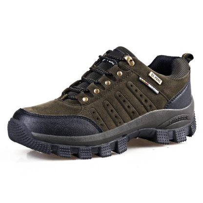 Men's Leather Durable Outdoor Boots