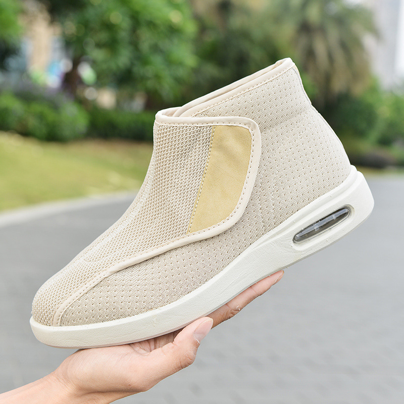 🔥Hot sale-70% OFF🔥Men's Velcro orthopedic shoes-anti-slip breathable widened-for hallux valgus, swollen feet, foot pain fasciitis