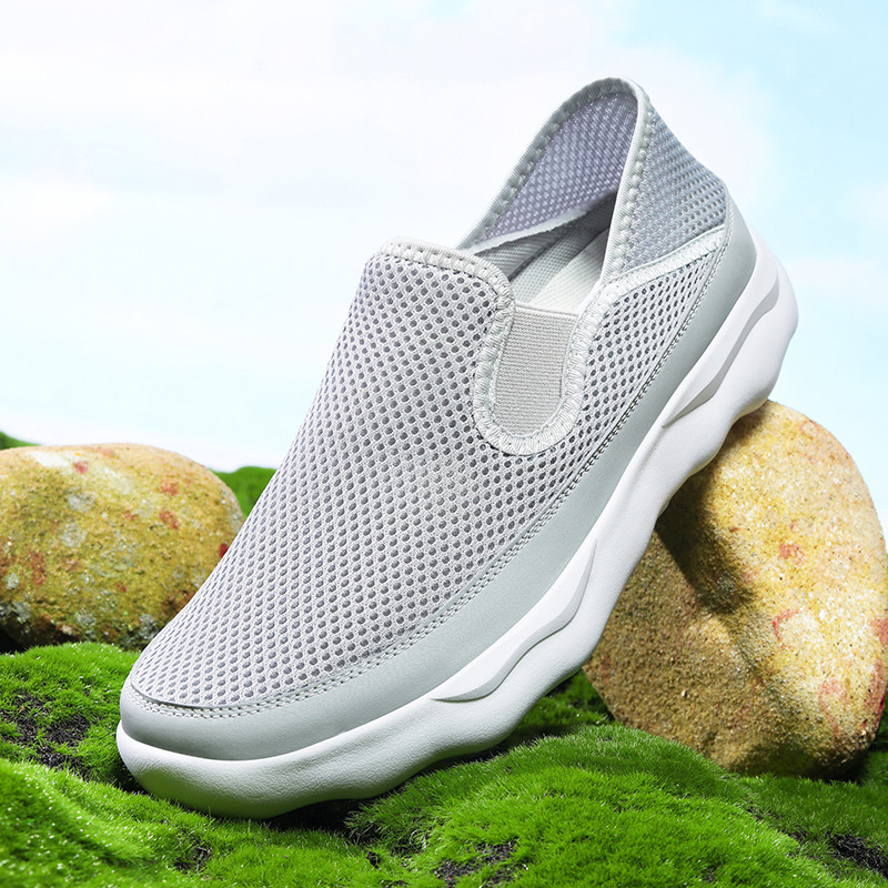 Men's Comfortable And Breathable Sports Collapsible Heel Loafer