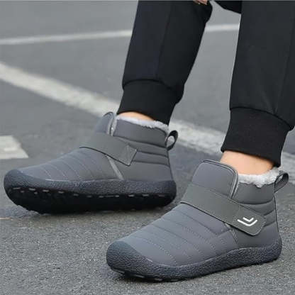 🔥Limited Time 50% Discount Event🔥  Men's Winter Warm Waterproof Non-slip Velcro Cotton Shoes Wide Toe Orthopedic Arch Support Slip-on Cotton Shoes
