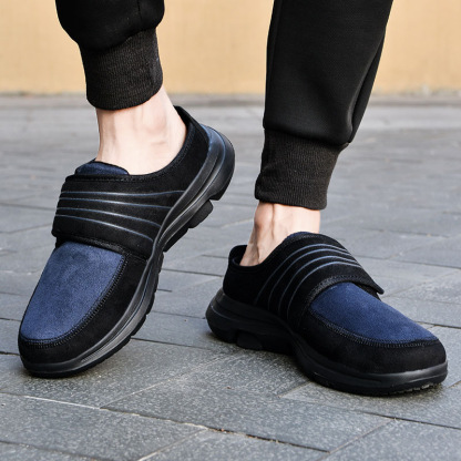 🔥Last Day 70% OFF ⏰MEN'S COMFORTABLE SUEDE THICK SOLE SLIP-ON CASUAL SHOES - Proven Plantar Fasciitis, Foot and Heel Pain Relief