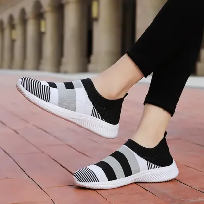 🔥Last Day Promotion 70% OFF⏰Women's Colorblock Comfortable & Breathable Slip On Sports Orthopedic Shoes