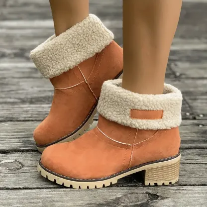 🔥Last Day 70% OFF ⏰Women's Soft Waterproof Wool Lining Boots - Proven Plantar Fasciitis, Foot and Heel Pain Relief