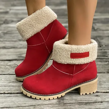🔥Last Day 70% OFF ⏰Women's Soft Waterproof Wool Lining Boots - Proven Plantar Fasciitis, Foot and Heel Pain Relief