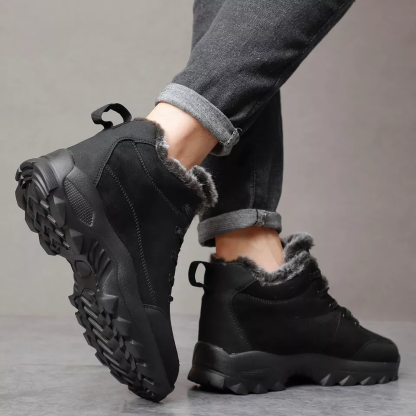 Warm Fleece Snow Boots Waterproof Non-Slip Orthopedic Support Winter Boots 