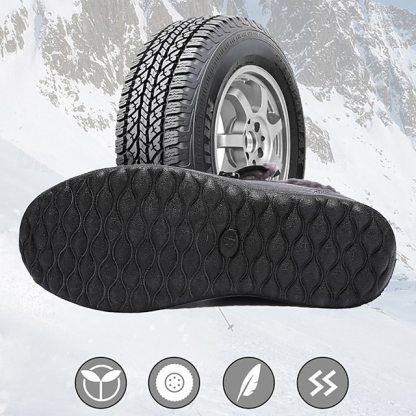 🔥Hot Sale🎁--70% OFF🎉Men's Gray Winter Boots with Zipper Closure, Warm Fleece Lining, and Waterproof Design – Ideal for Outdoor Activities in Cold Weather