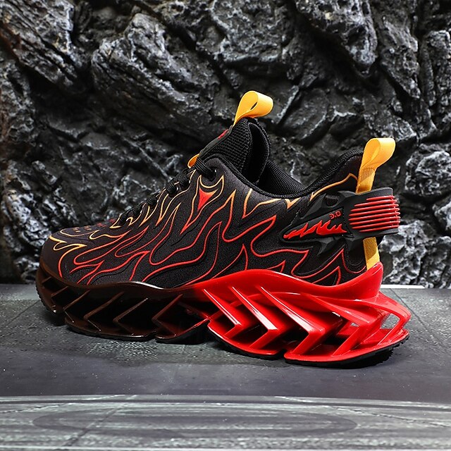 ⏰Promotion - 70% OFF🔥Men's Neon Wave Design Breathable Upper and Cushioned Sole Orthopedic Sneaker