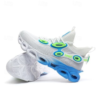 🔥Hot Sale🎁--50% OFF🎉Men's Futuristic Sneakers, High-Tech Design with Flexible Mesh Upper and Unique Bubble Sole, Ideal for Urban Style and Casual Outings