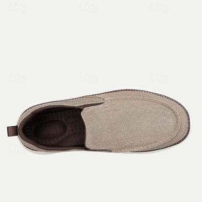 🔥Last Day 70% OFF🔥Men's Casual Slip-On Canvas Loafers – Podiatrist Approved Style Recommended