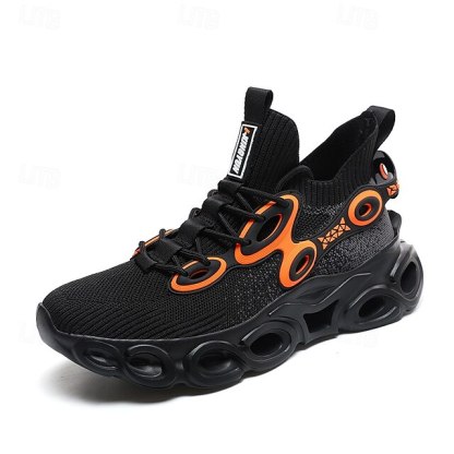 🔥Hot Sale🎁--50% OFF🎉Men's Futuristic Sneakers, High-Tech Design with Flexible Mesh Upper and Unique Bubble Sole, Ideal for Urban Style and Casual Outings