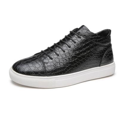 ⏰Promotion - 70% OFF🔥Trendy crocodile pattern new leather high-top orthopedic sneakers - Proven Plantar Fasciitis, Foot and Heel Pain Relief