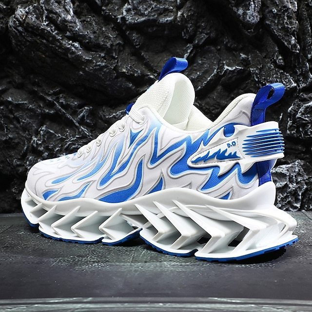 ⏰Promotion - 70% OFF🔥Men's Neon Wave Design Breathable Upper and Cushioned Sole Orthopedic Sneaker