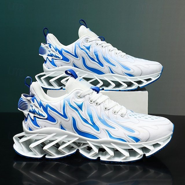 ⏰Promotion - 70% OFF🔥Men's Neon Wave Design Breathable Upper and Cushioned Sole Orthopedic Sneaker