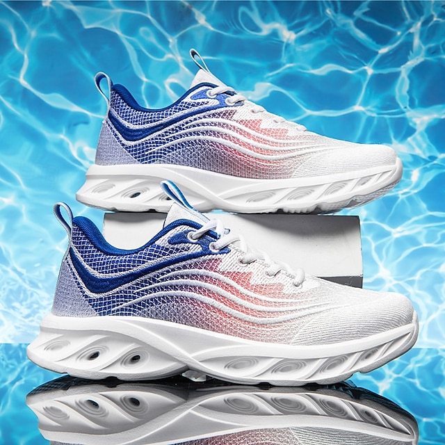 🔥Hot Sale🎁--50% OFF🎉Men's Classic Knit Sneakers with Wave Sole - Comfortable and Breathable, Perfect for Casual Wear