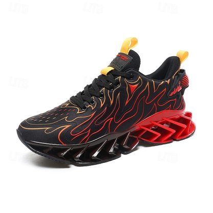 ⏰Promotion - 70% OFF🔥Men's Neon Wave Design Breathable Upper and Cushioned Sole Orthopedic Sneaker