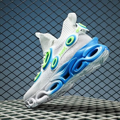 🔥Hot Sale🎁--50% OFF🎉Men's Futuristic Sneakers, High-Tech Design with Flexible Mesh Upper and Unique Bubble Sole, Ideal for Urban Style and Casual Outings