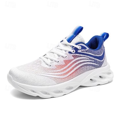 🔥Hot Sale🎁--50% OFF🎉Men's Classic Knit Sneakers with Wave Sole - Comfortable and Breathable, Perfect for Casual Wear