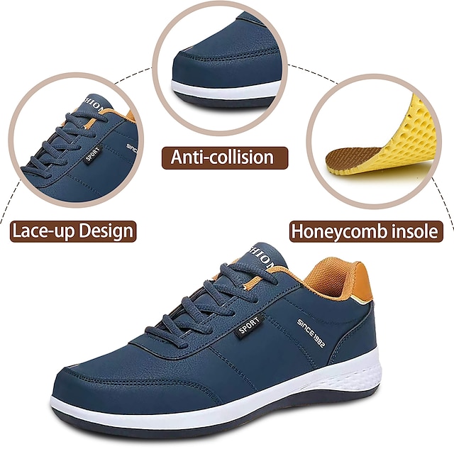 🔥Last Day Sale 60% OFF 🔥Men Arch Support & Breathable and Light & Non-Slip Shoes - Comfy Casual Walking Orthopedic Shoes