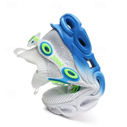 🔥Hot Sale🎁--50% OFF🎉Men's Futuristic Sneakers, High-Tech Design with Flexible Mesh Upper and Unique Bubble Sole, Ideal for Urban Style and Casual Outings