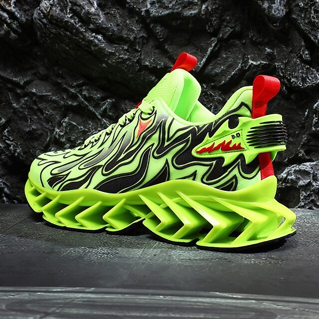 ⏰Promotion - 70% OFF🔥Men's Neon Wave Design Breathable Upper and Cushioned Sole Orthopedic Sneaker