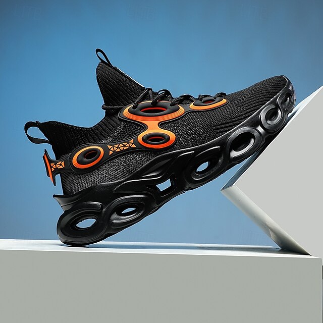 🔥Hot Sale🎁--50% OFF🎉Men's Futuristic Sneakers, High-Tech Design with Flexible Mesh Upper and Unique Bubble Sole, Ideal for Urban Style and Casual Outings