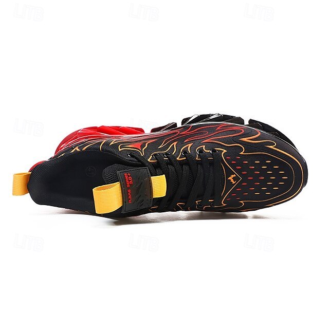 ⏰Promotion - 70% OFF🔥Men's Neon Wave Design Breathable Upper and Cushioned Sole Orthopedic Sneaker